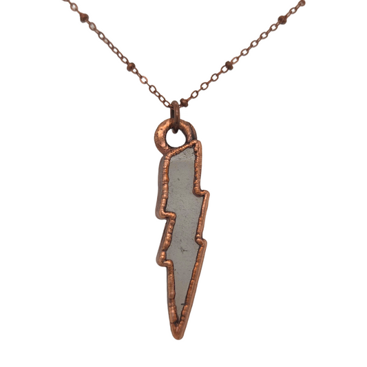 Quartz Lightning Bolt Necklace