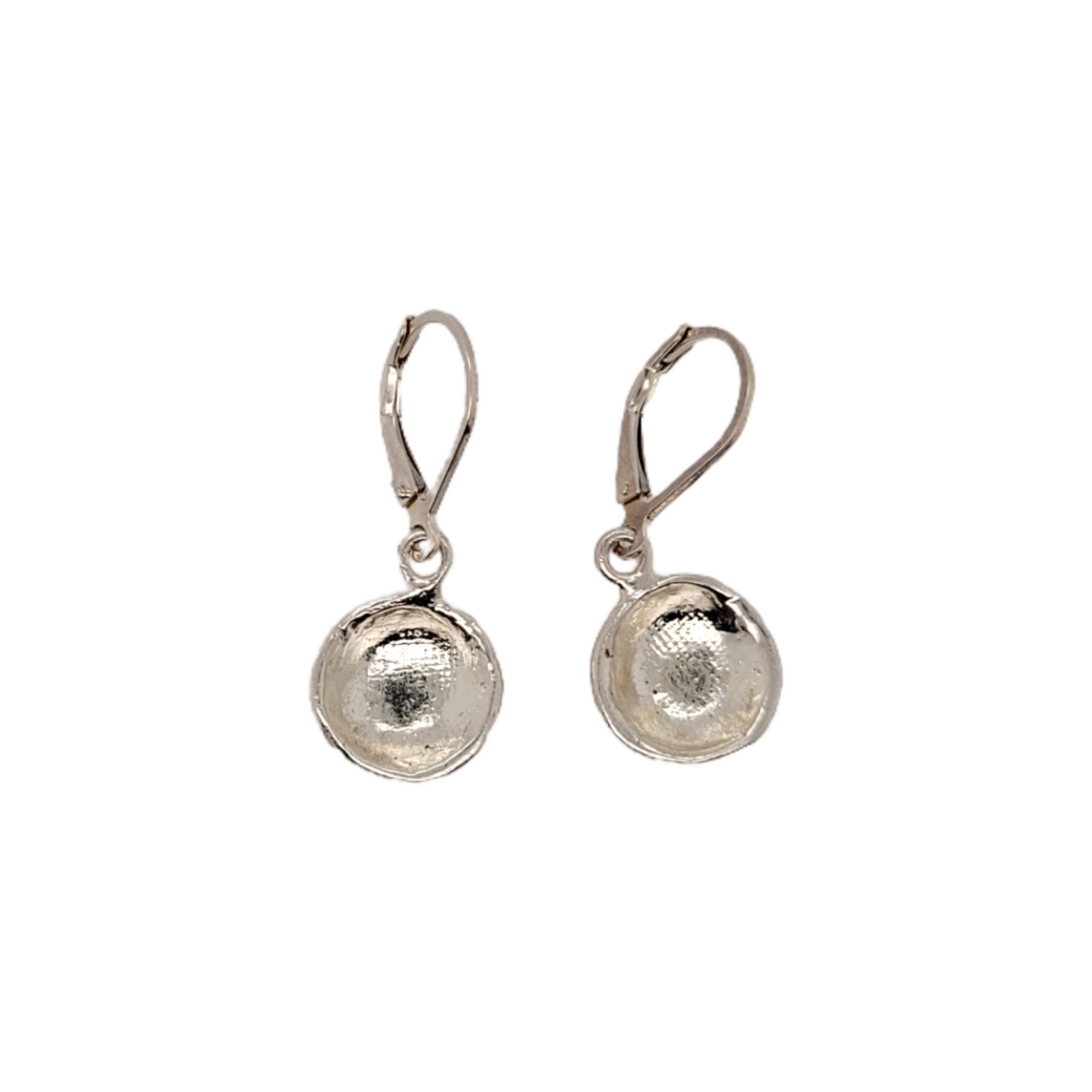 Small Silver Coin Earrings