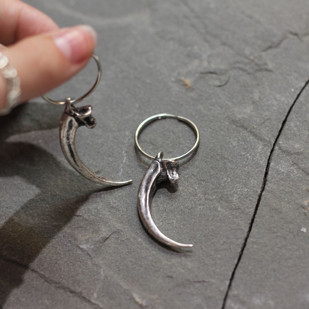 Eagle Talon Hoop Earrings