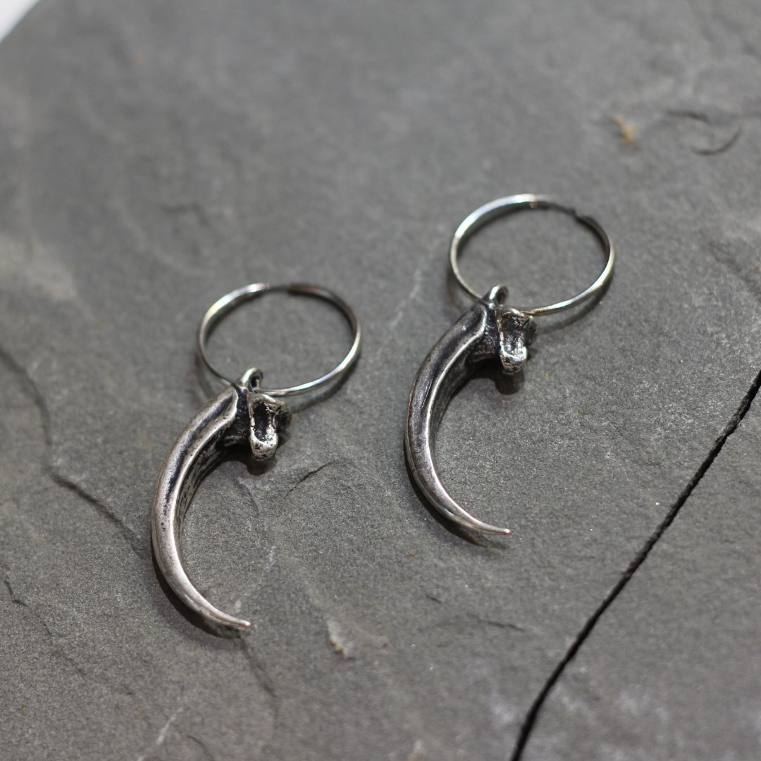 Eagle Talon Hoop Earrings