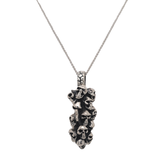 Skull Cluster Necklace