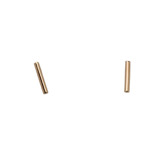 Gold Bar Studs