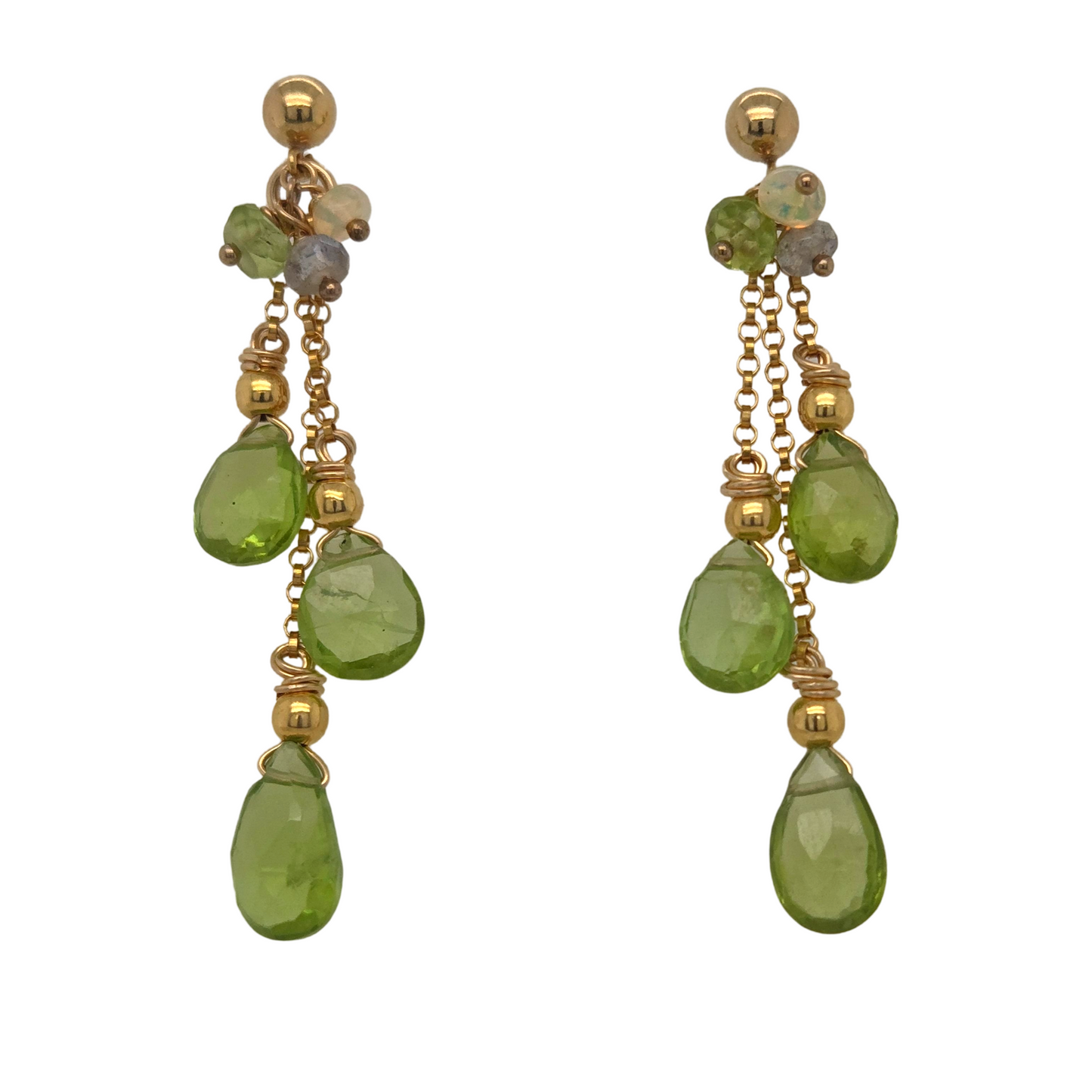 Peridot Drop Earrings