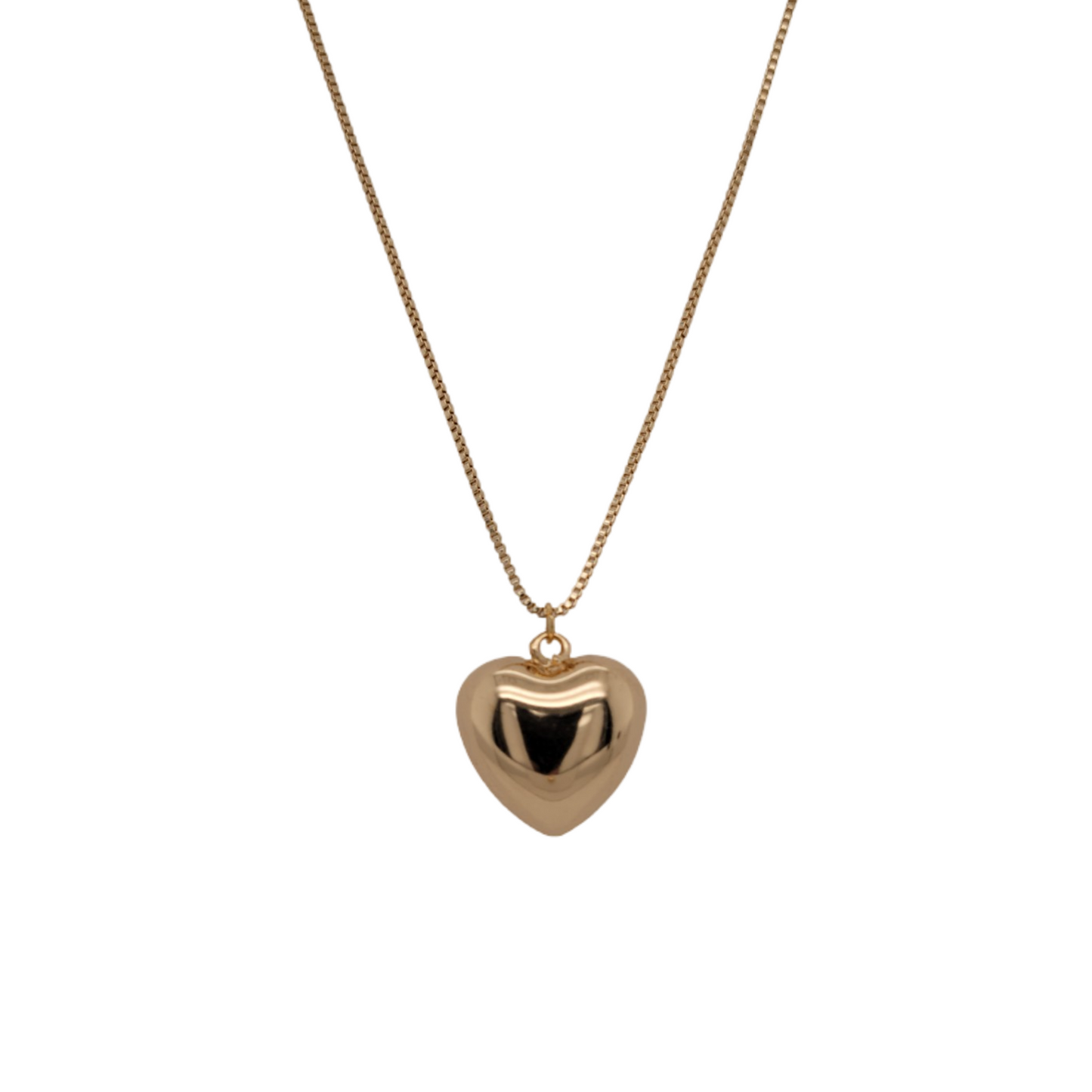 Pillow Heart Necklace