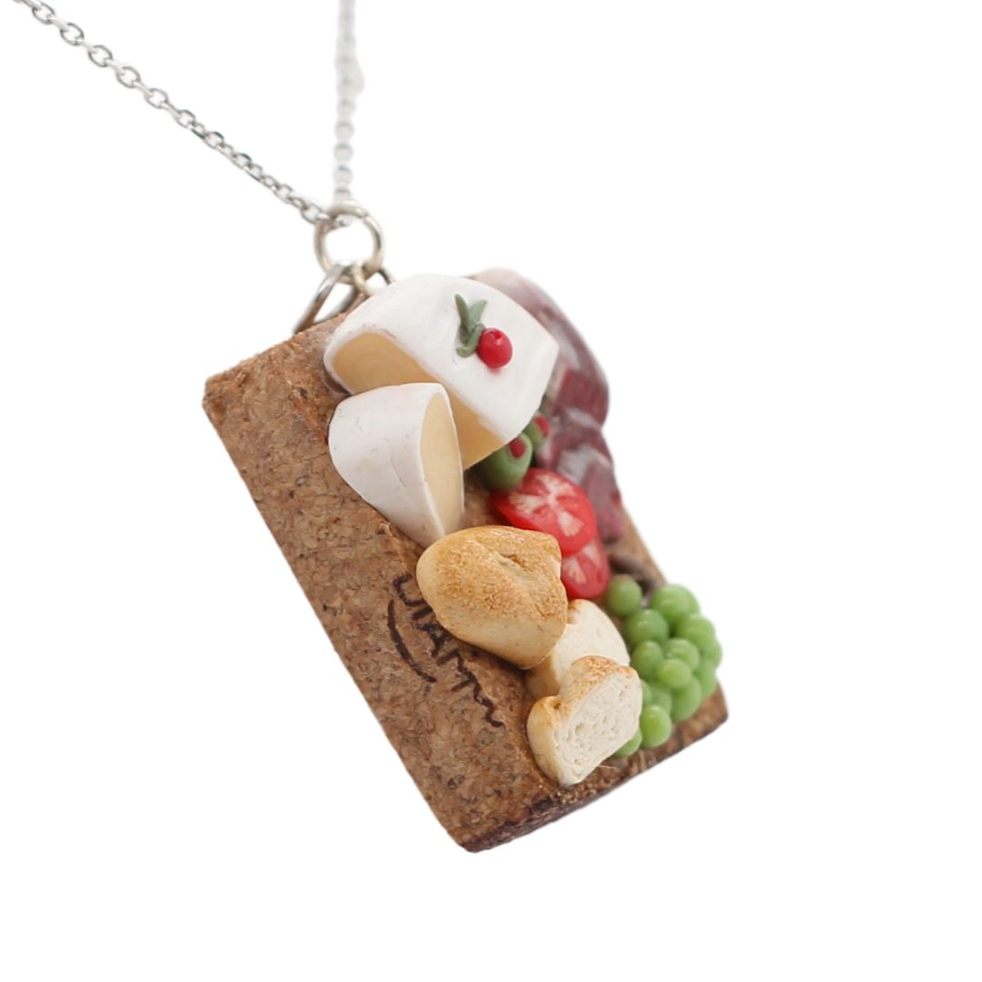 Handmade Charcuterie Board Necklace