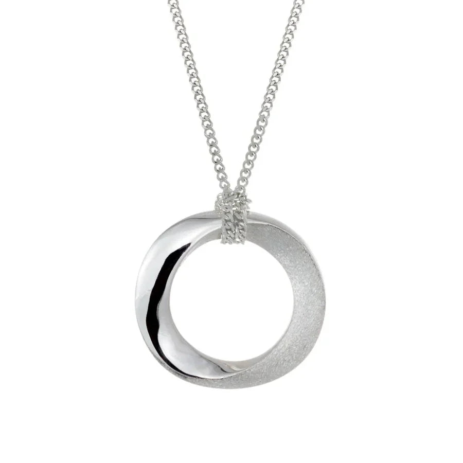 Medium Infinity Open Circle Necklace