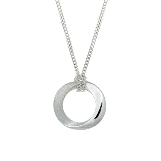 Small Infinity Open Cirlce Necklace