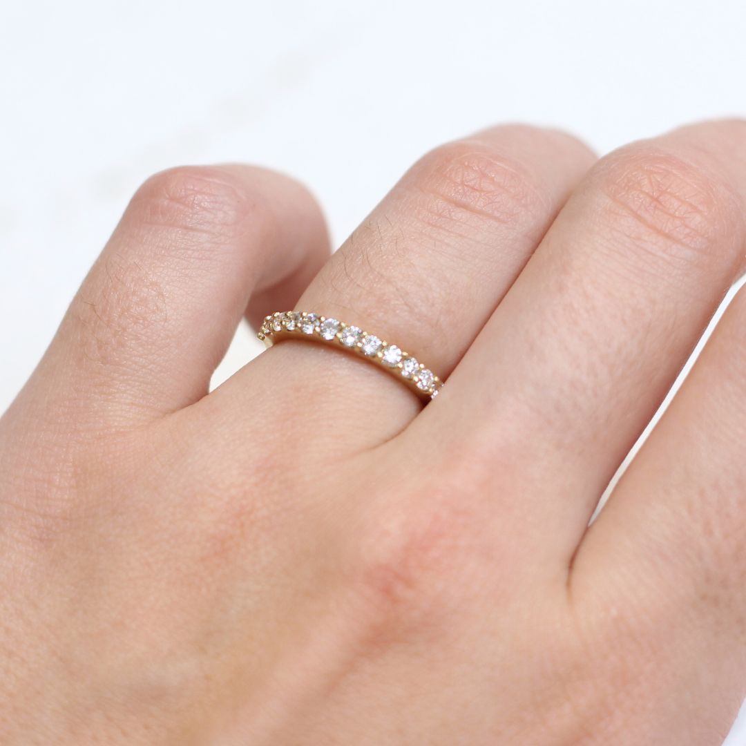 Diamond Half-Eternity Band