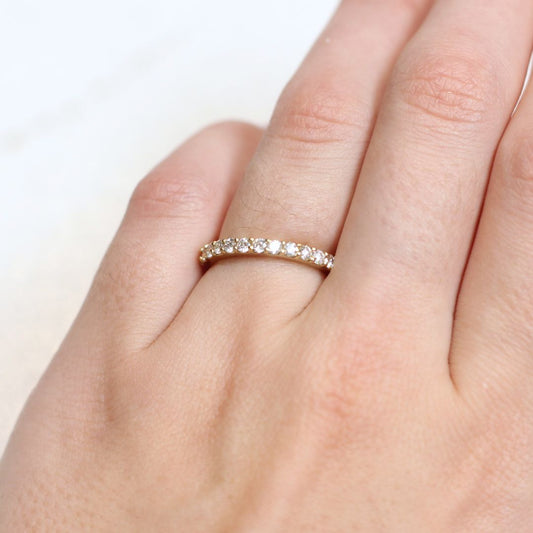 Diamond Half-Eternity Band