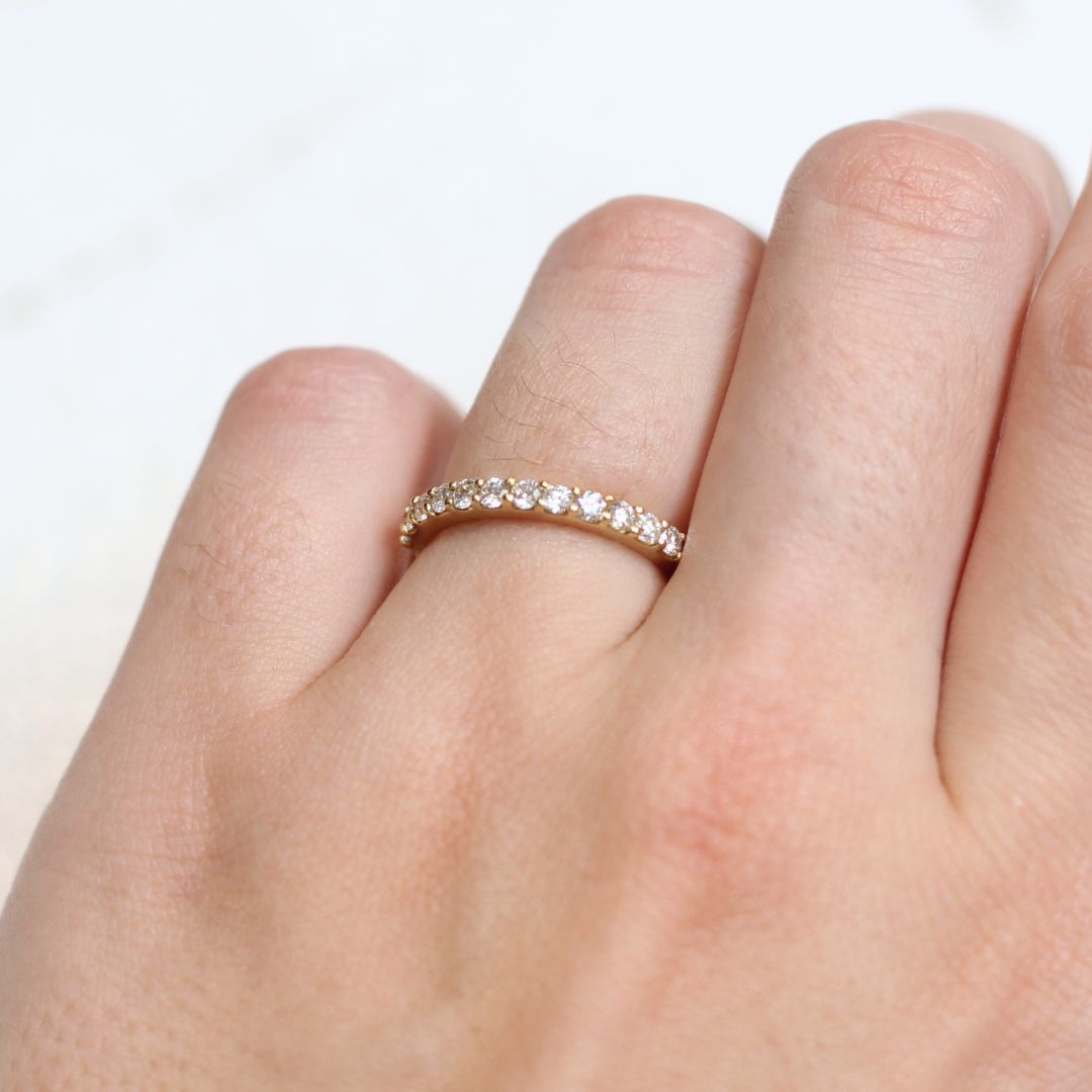 Diamond Half-Eternity Band