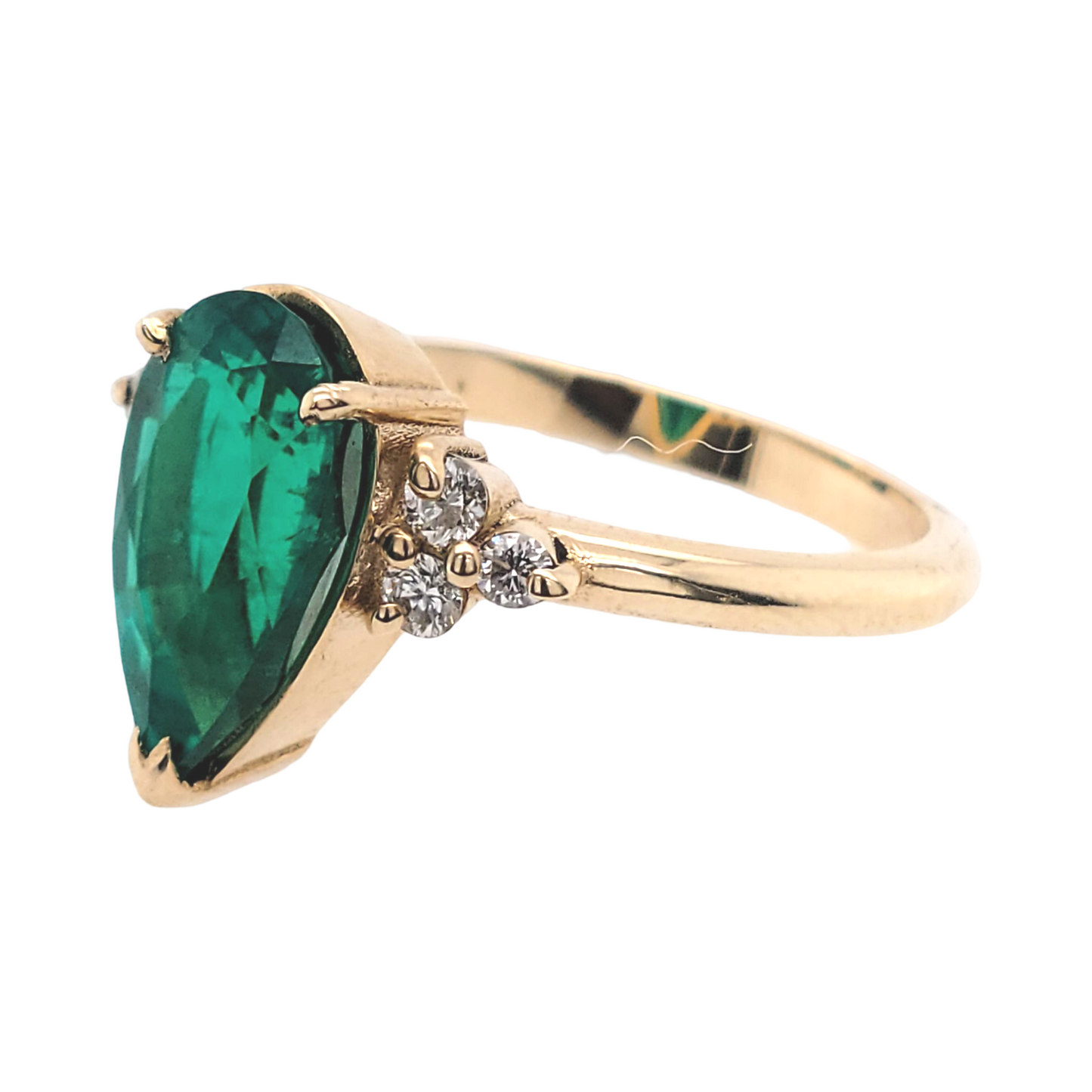 Pear Lab Emerald Ring