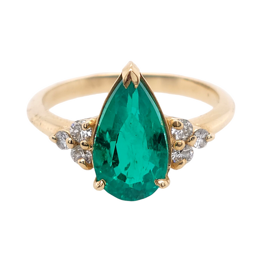 Pear Lab Emerald Ring