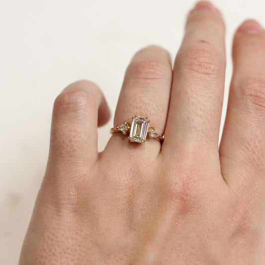 Pillar - Lab Diamond Engagement Ring