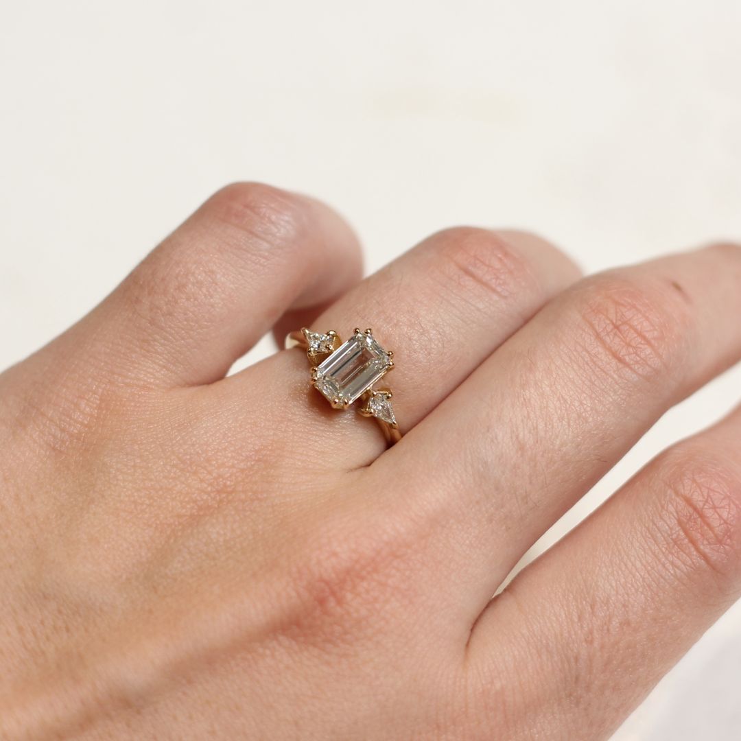 Lab Diamond Engagement Ring