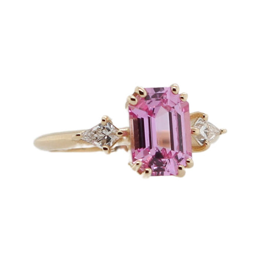 Isabella Rosa - Pink Sapphire Engagement Ring