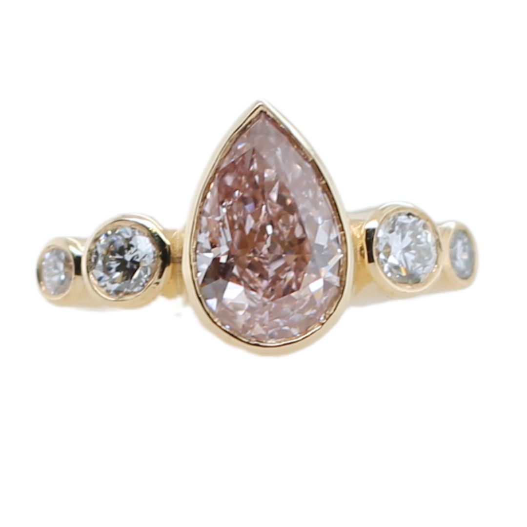 Giulia in Pink - Pink Diamond Engagement Ring