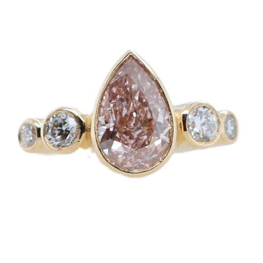 Giulia in Pink - Pink Diamond Engagement Ring