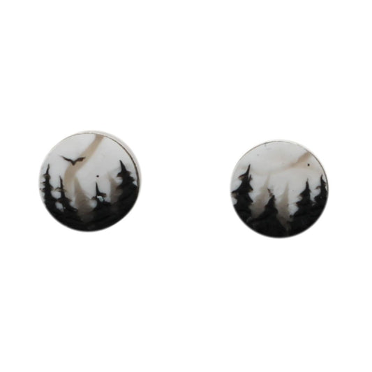 Handmade Polymer Mountain Cedar Studs