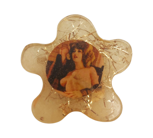 Star Redhead Nude Dancer Brooch