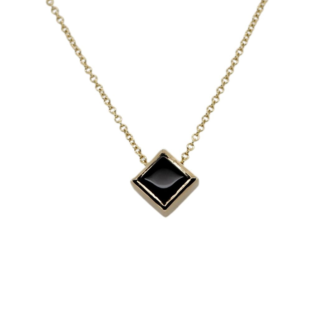 Onyx Gold Necklace