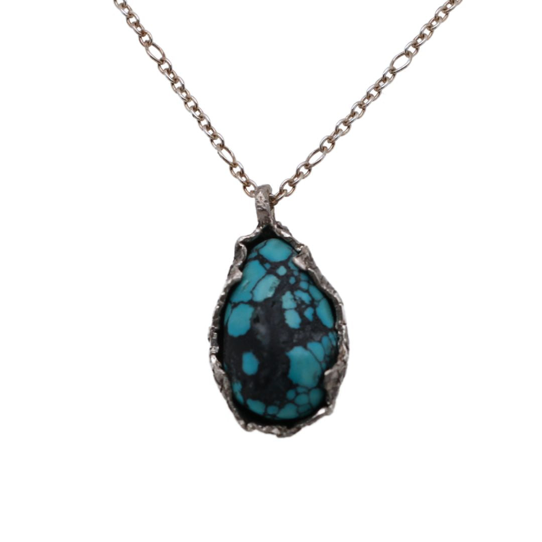 Sterling Silver Turquoise Necklace