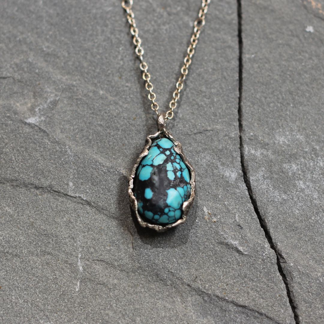 Sterling Silver Turquoise Necklace