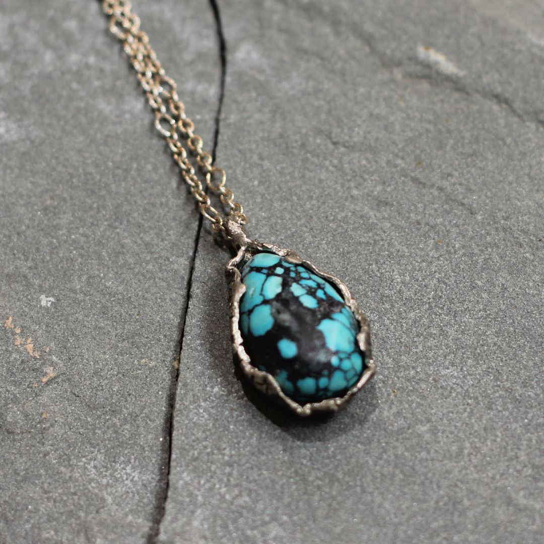 Sterling Silver Turquoise Necklace