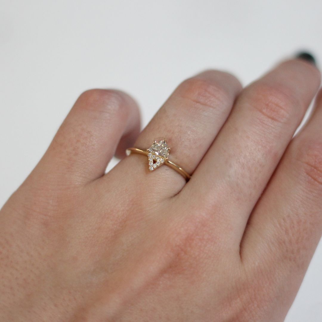 Opulent Scribe - Diamond Engagement Ring