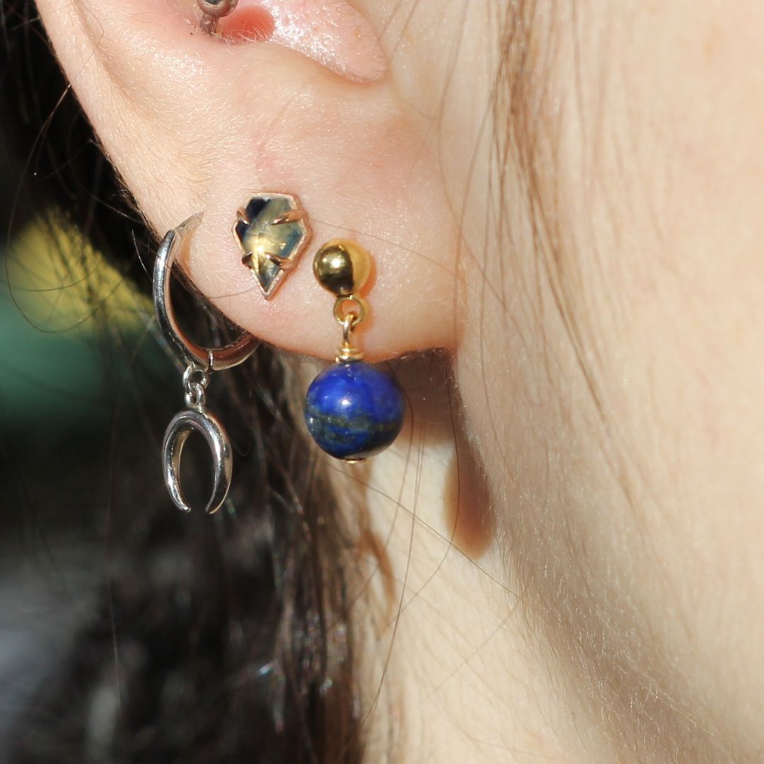 Mini Dangle Lapis Studs