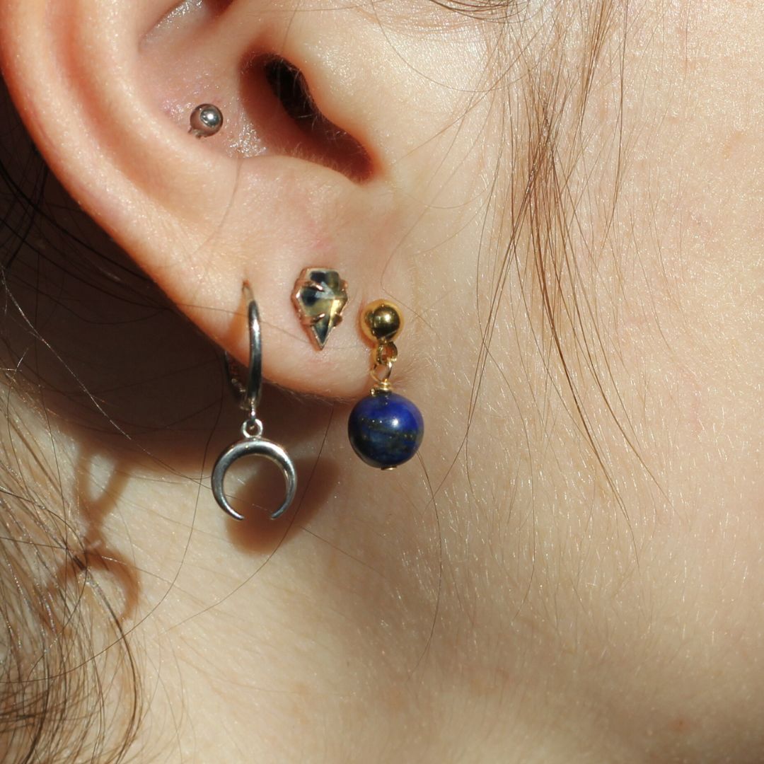 Mini Dangle Lapis Studs