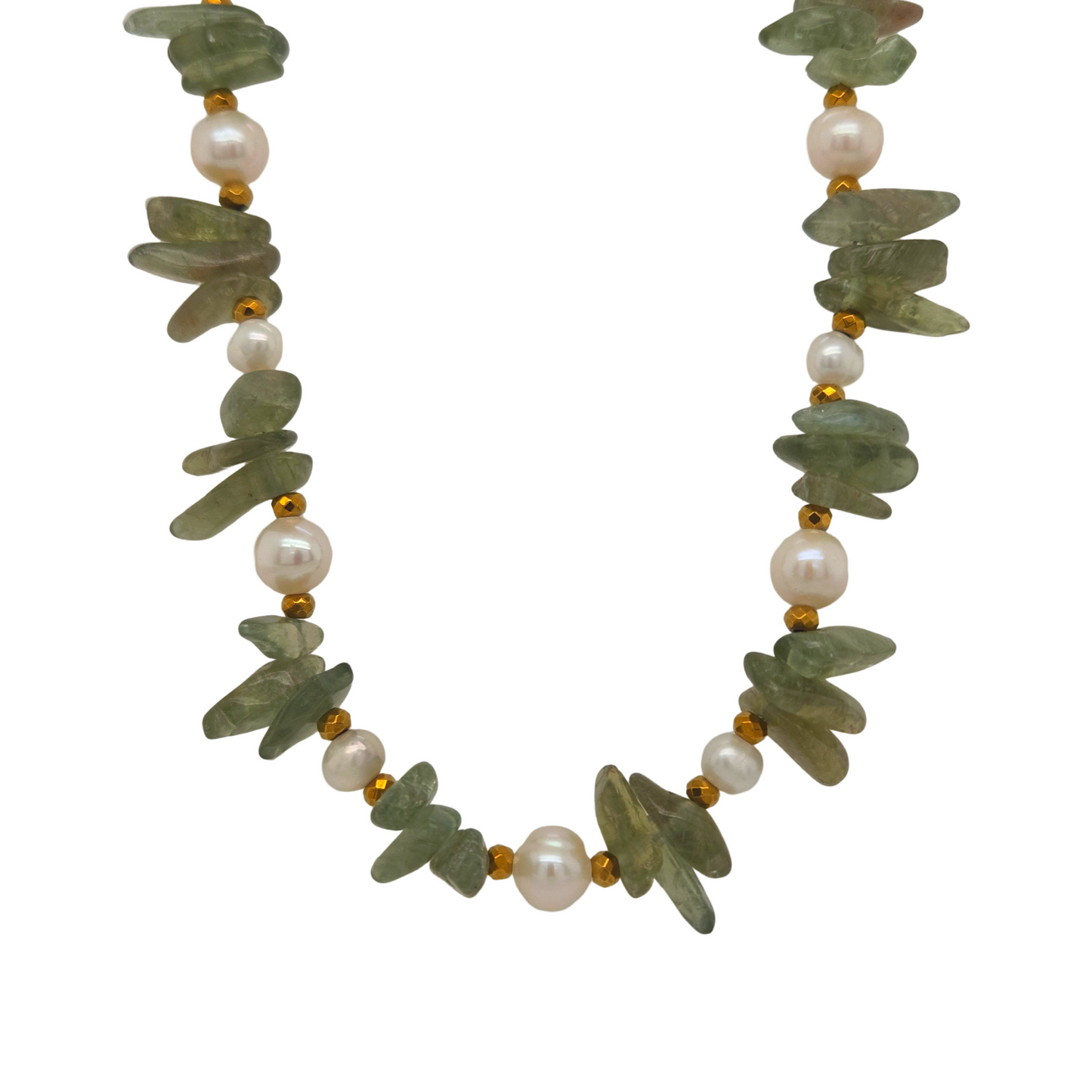 Pearl and Peridot Necklace