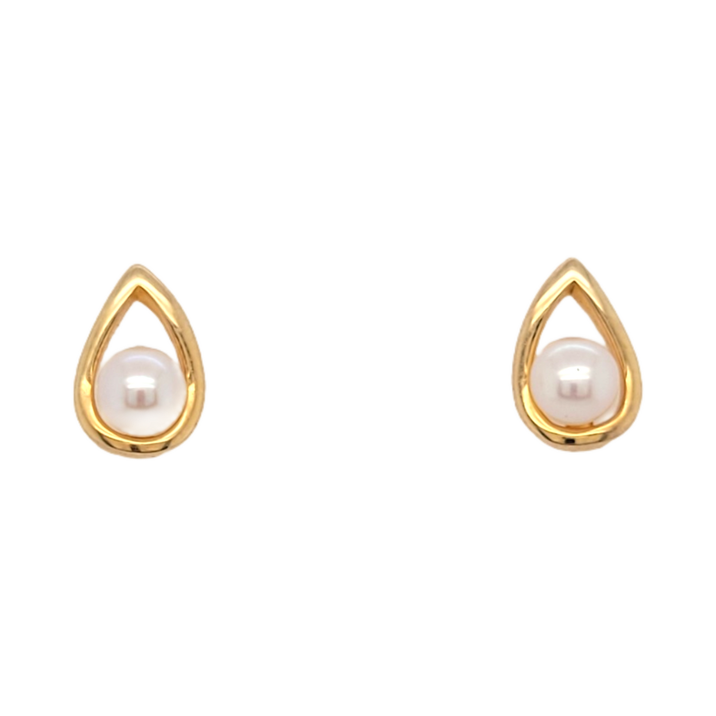 Pearl Teardrop Studs