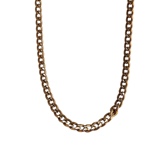 Gold Plated Curb Link Chain