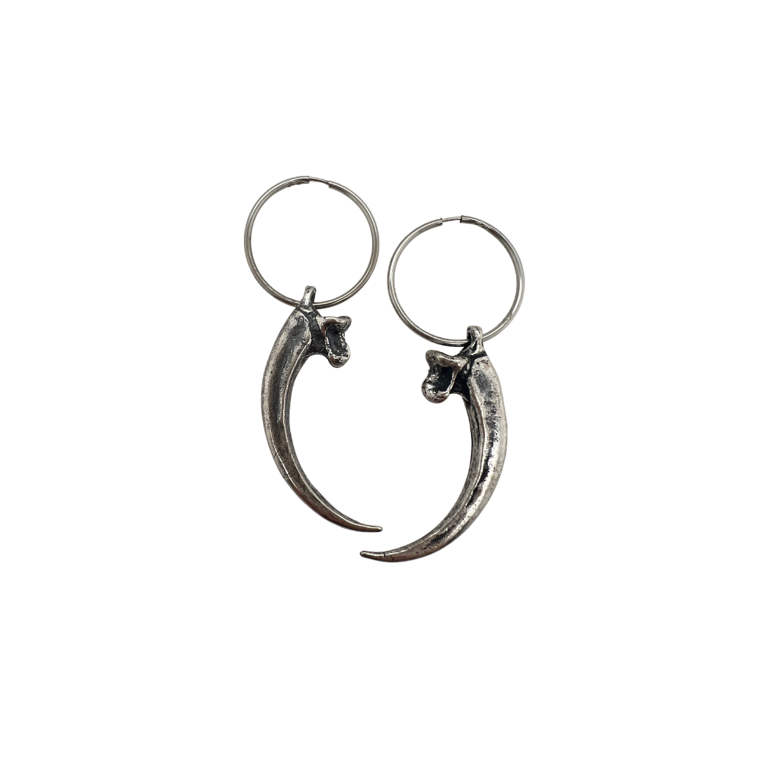 Eagle Talon Hoop Earrings