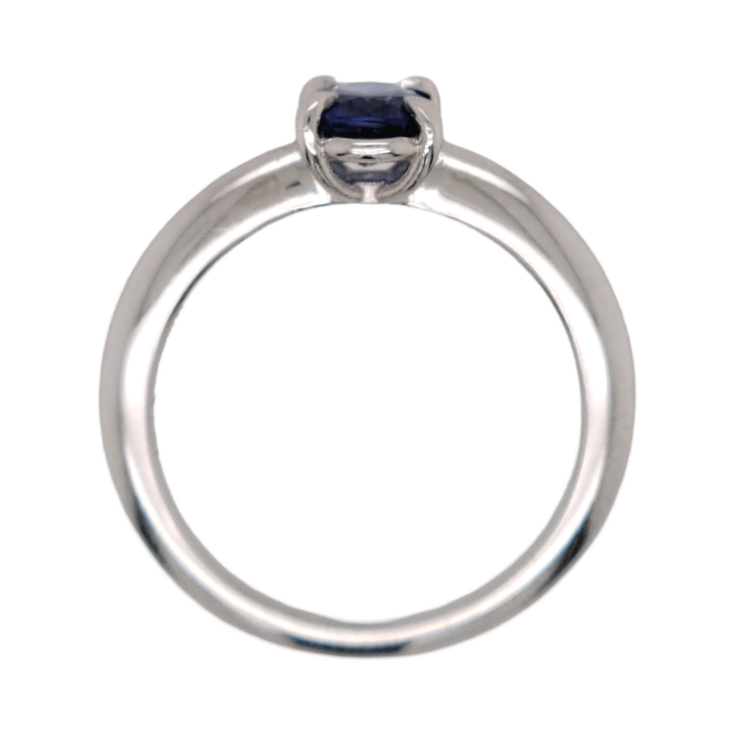 Blue Sapphire Claw Ring