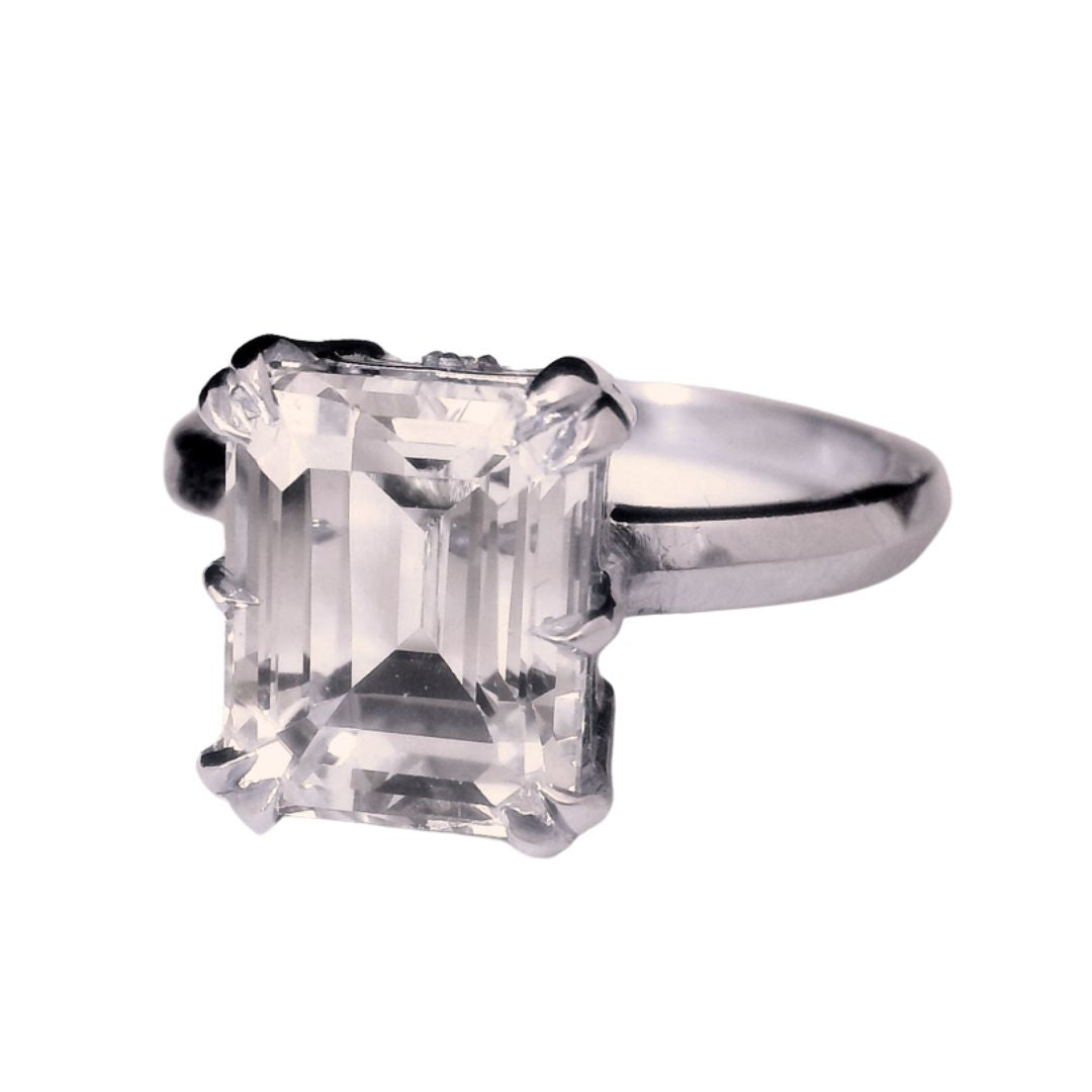 White Sapphire Ring