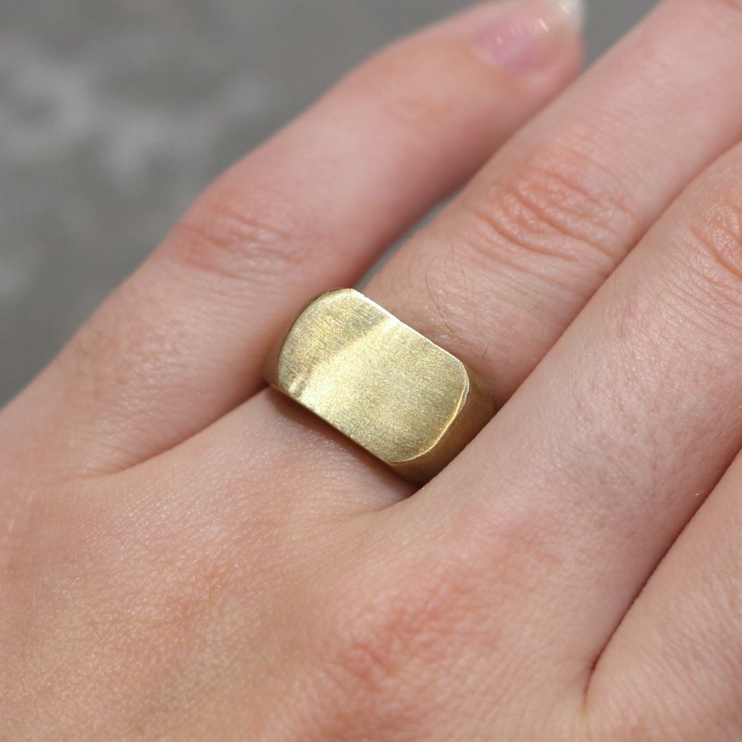 Brass Signet Ring