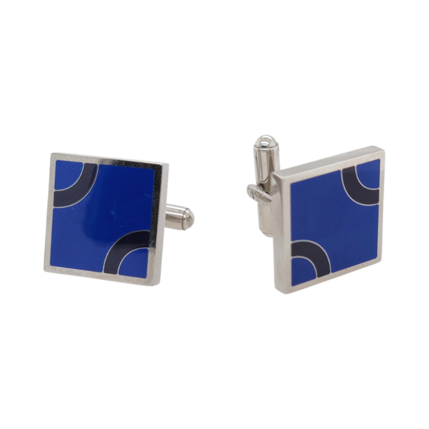 Blue Arc Cufflinks