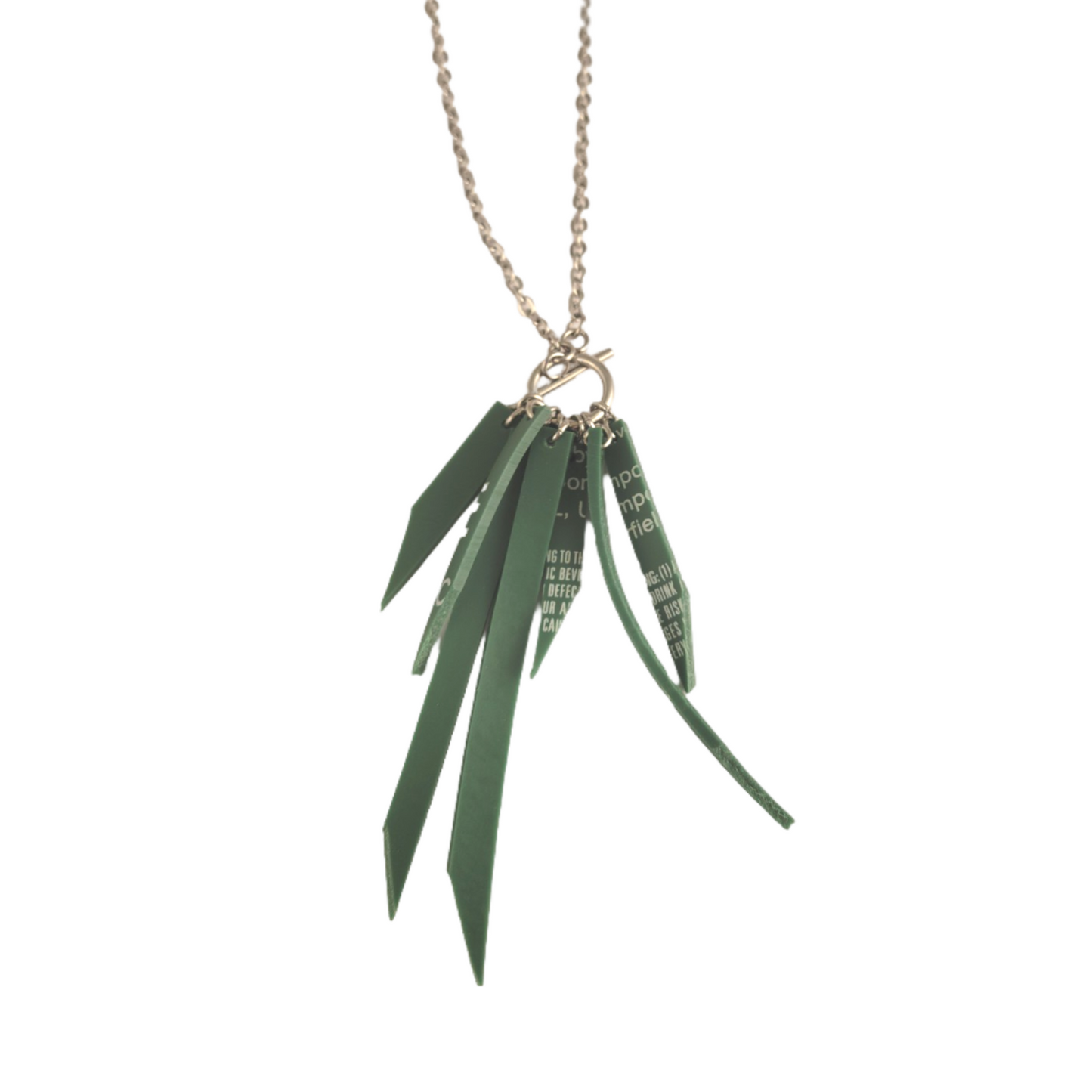 Green Fringe Necklace