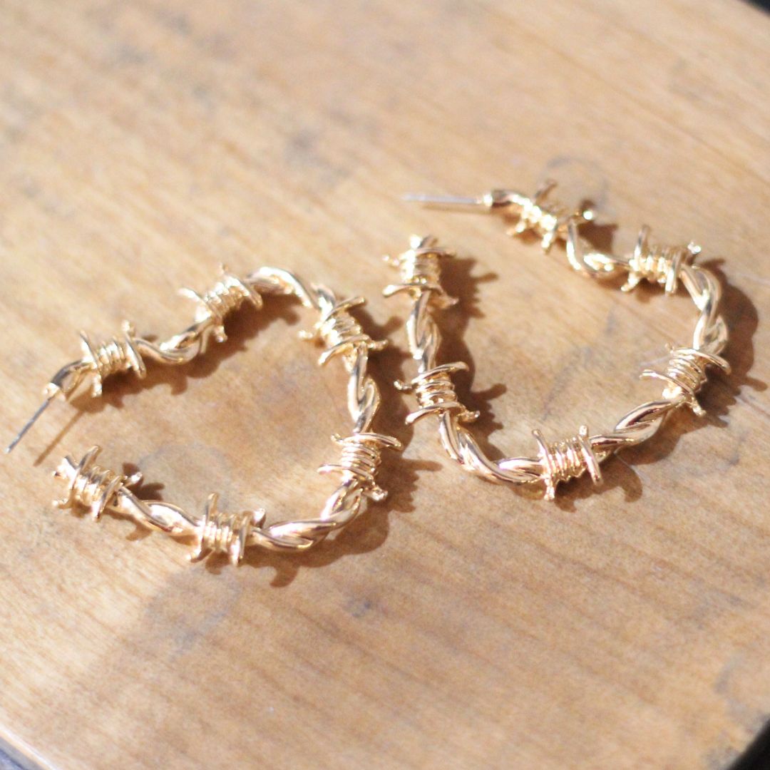 Barbwire Heart Hoops