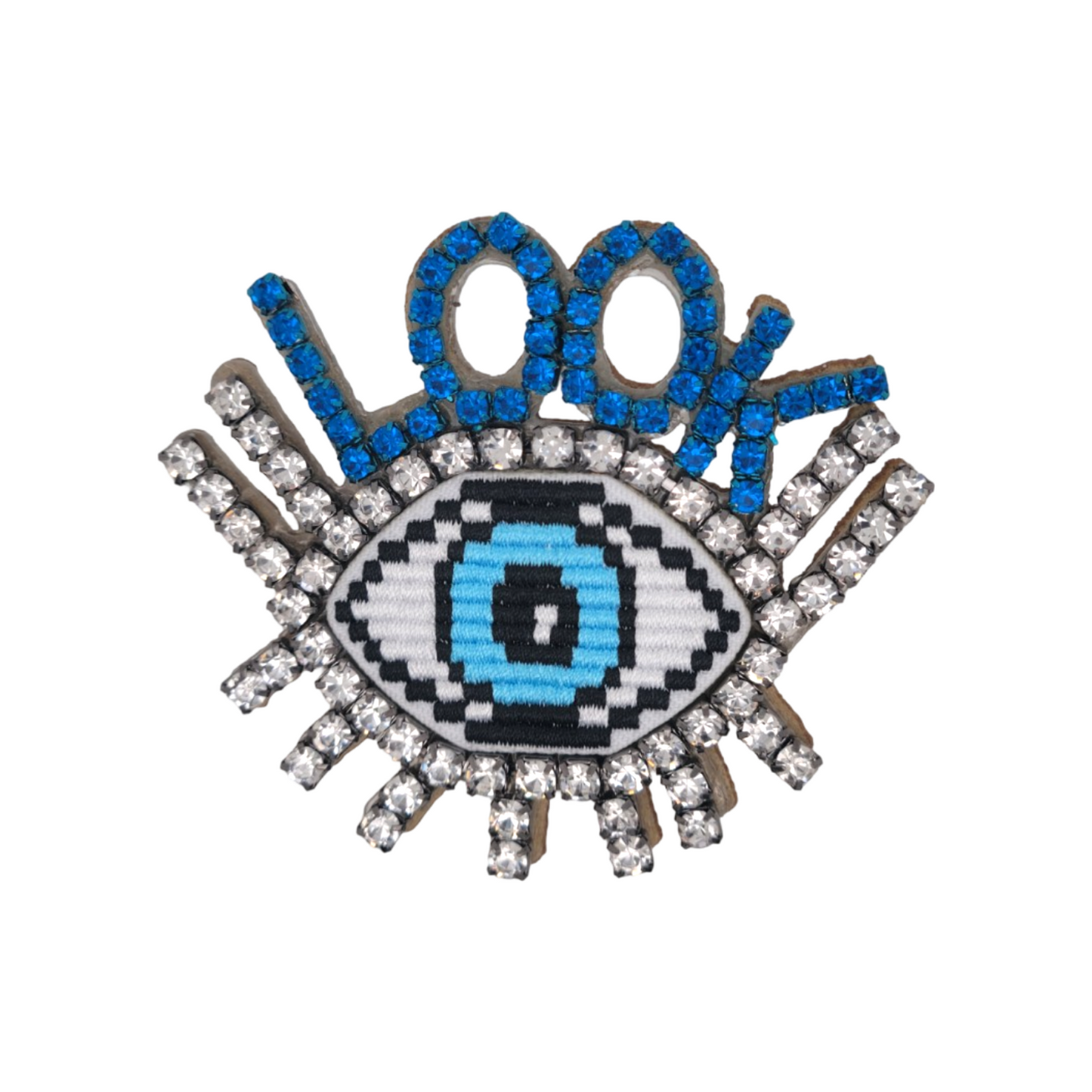 Rhinestone Eye Pin