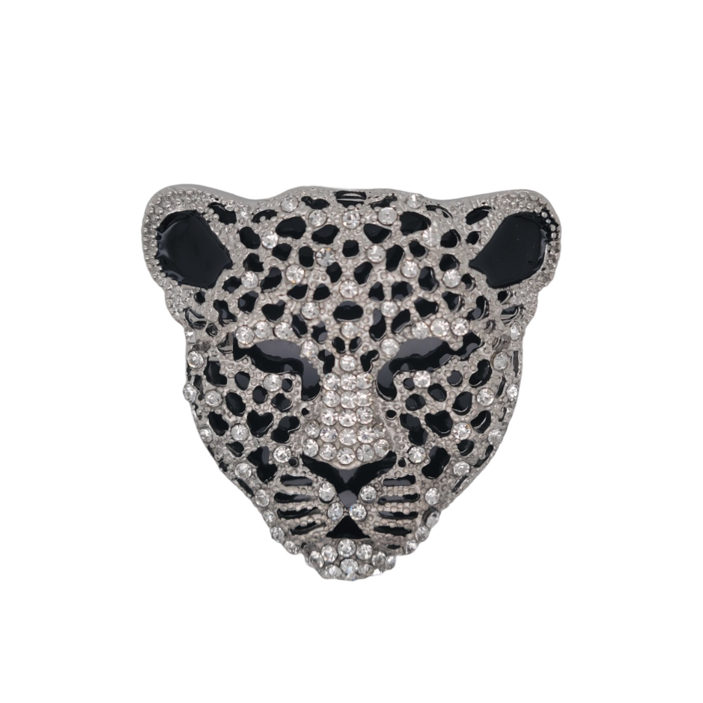 Leopard Face Brooch