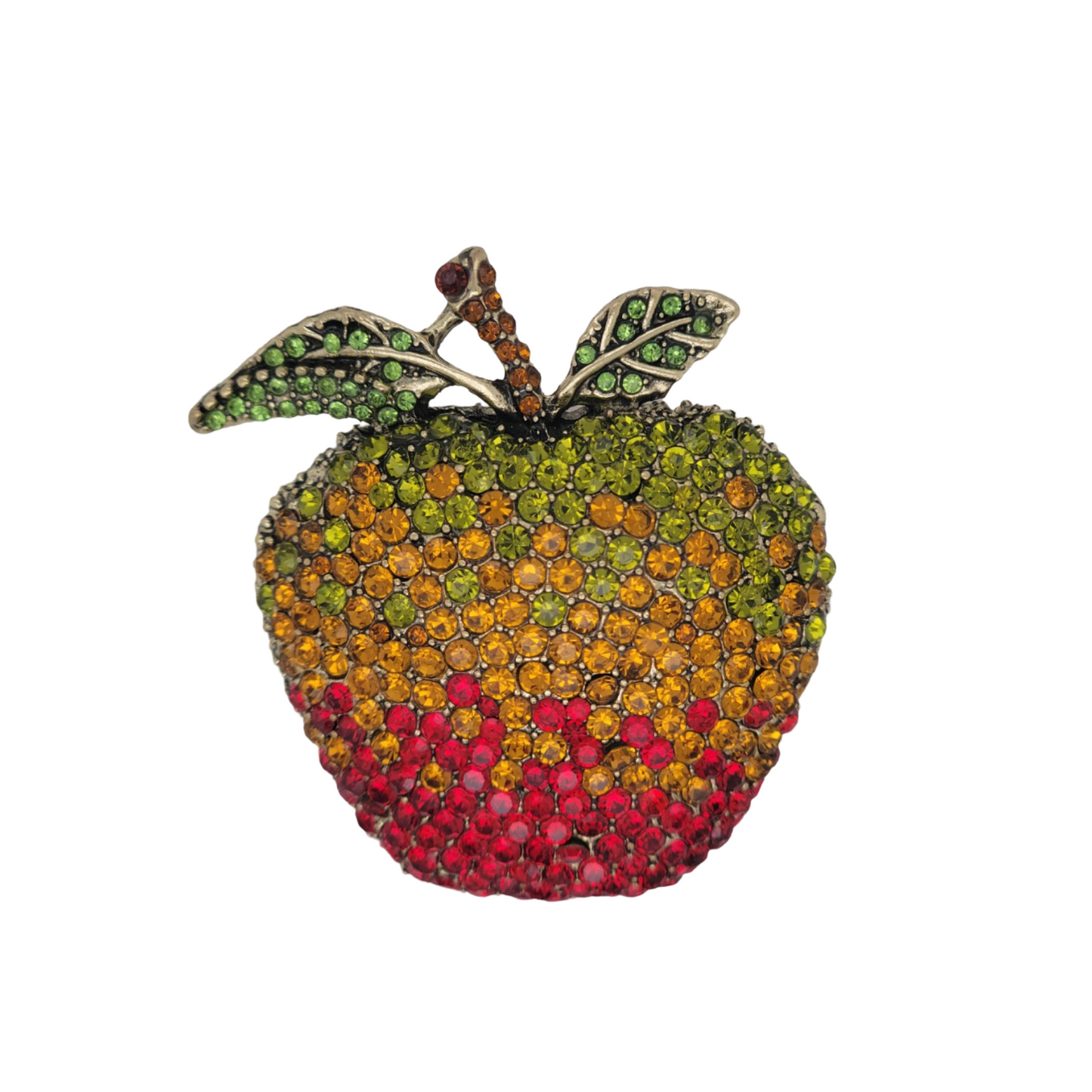 Red Apple Brooch