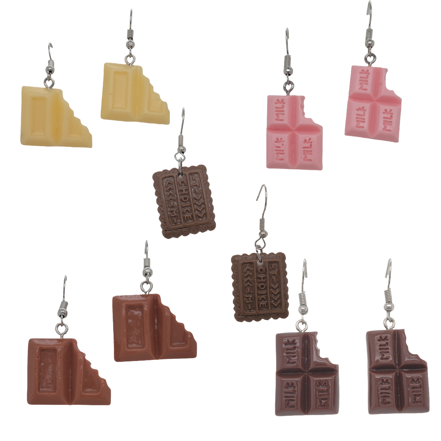 Chocolate Bar Earrings