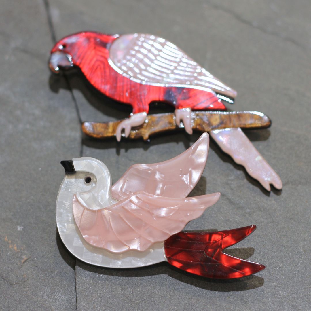 Love Birds Brooch