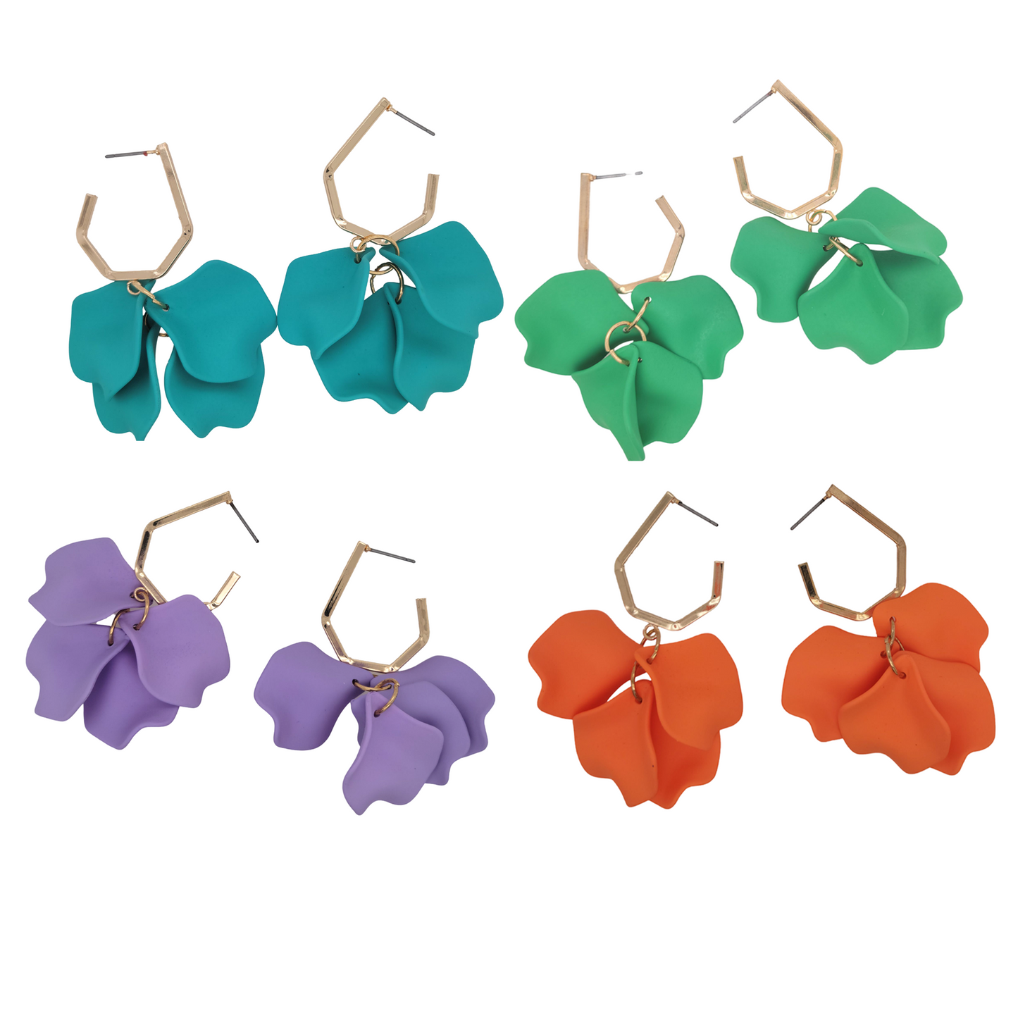 Flower Petal Earrings