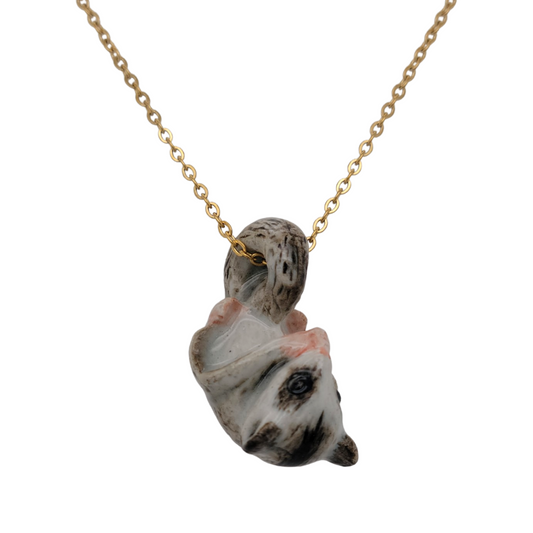 Porcelain Sugar Glider Necklace