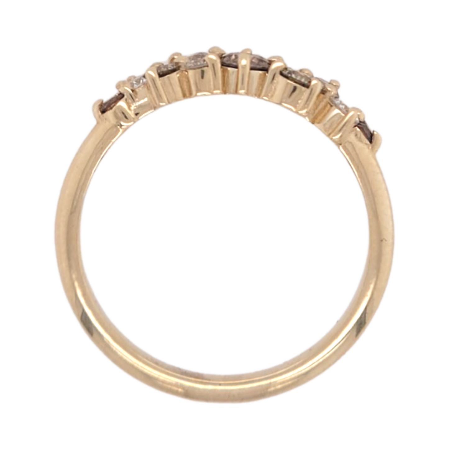 Bollicine Champagne Cluster Ring