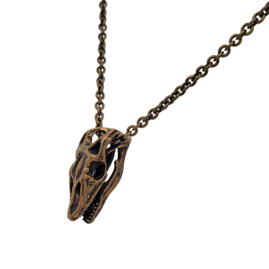 Komodo Dragon Skull Necklace