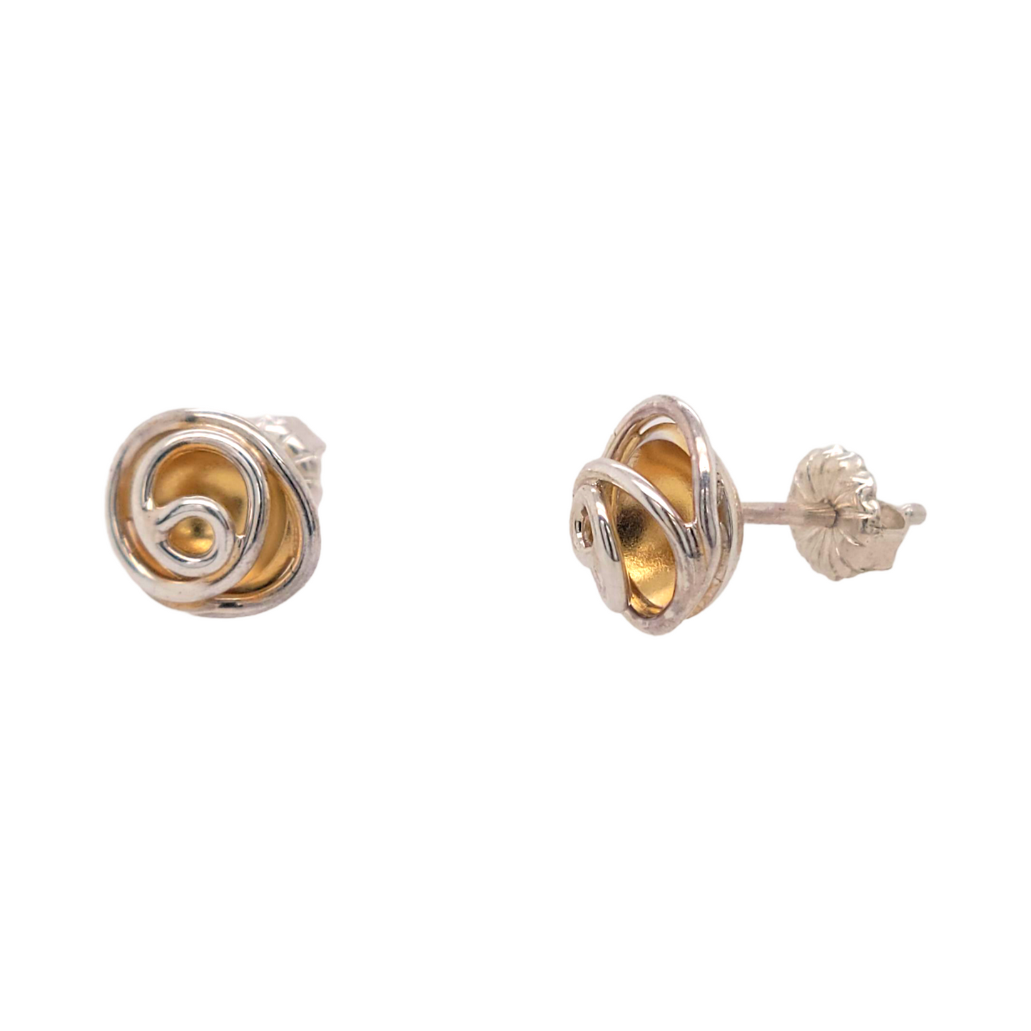 Rose Bud Studs Yellow